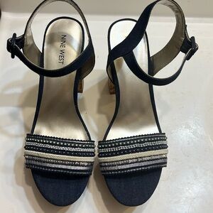 NWOT Nine West Chinky Heels Sz 9.5
